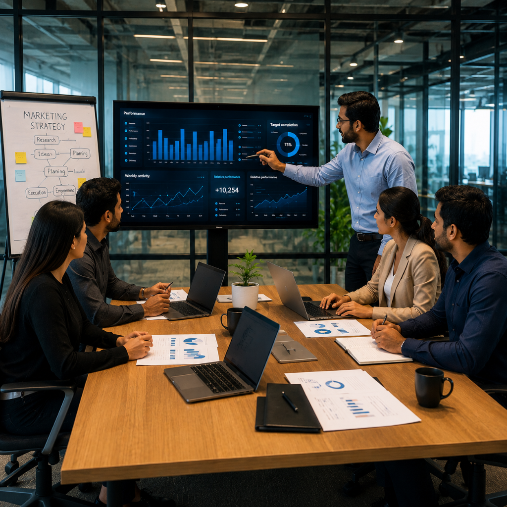 Business team collaboration
